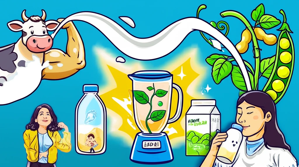 동물성 및 식물성 단백질 비교 이미지