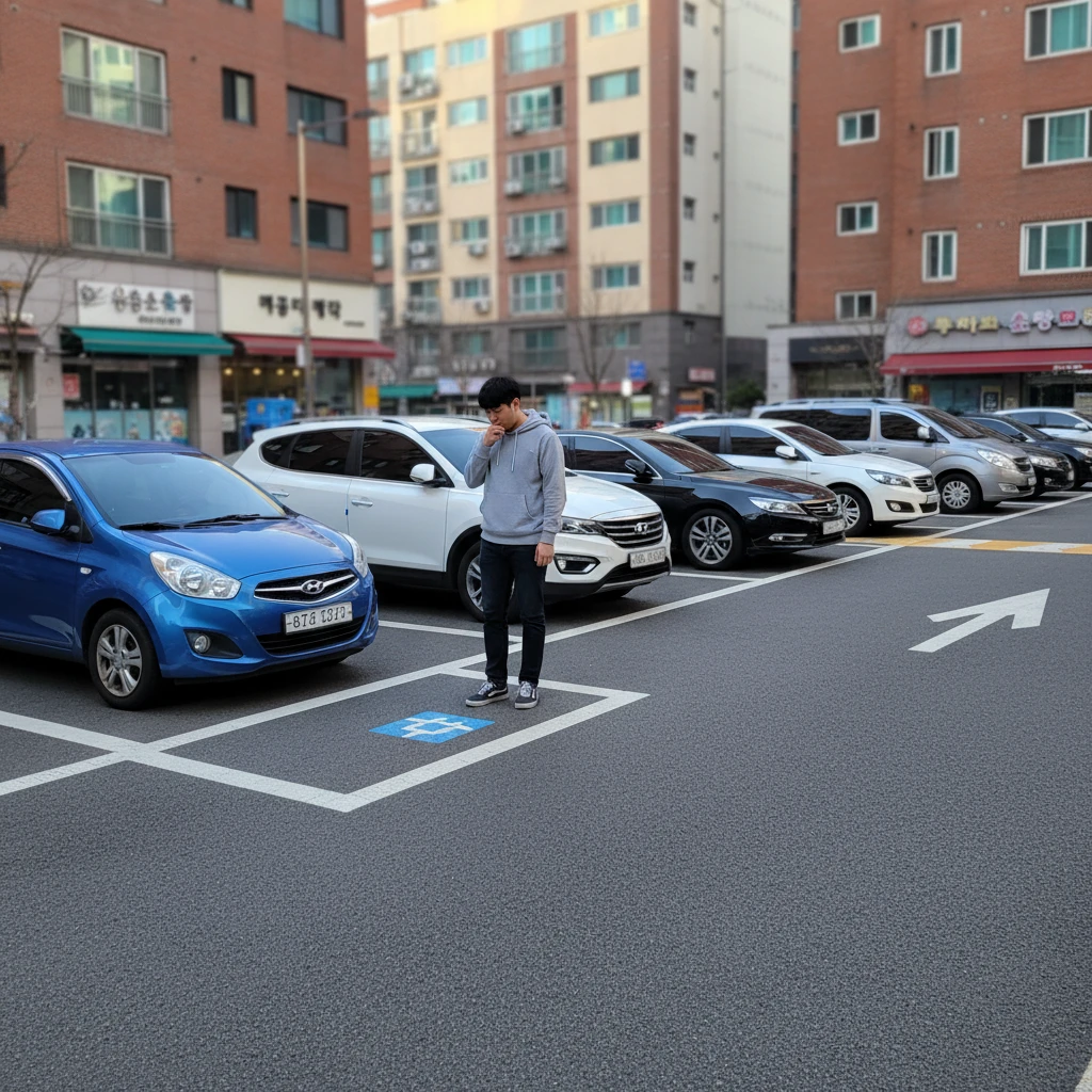 월곡동 공영주차장 전경