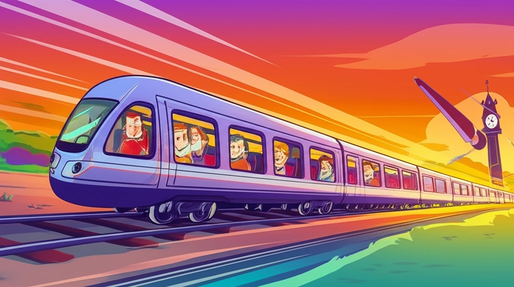 목포행 열차 풍경