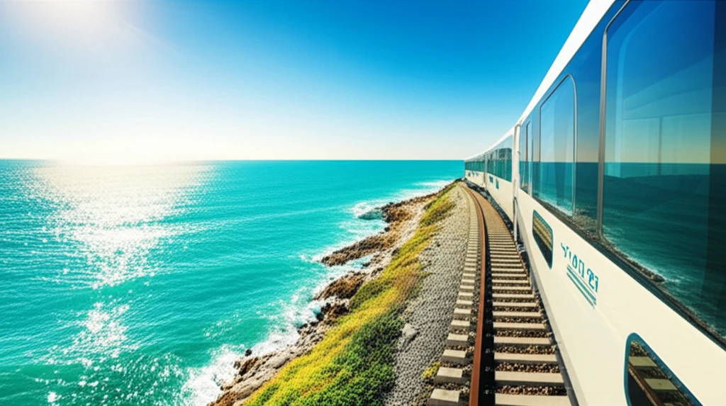 동해안 기차 여행 풍경